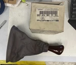 Nib Genuine Porsche Gray Leather Wood Shift Knob Boot 993424981016XL New. Price: $599.99.