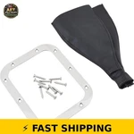 Speedway Motors Rectangular Vinyl Shifter Boot - Polished Stainless Base New. Price: $75.99.