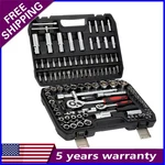 108PCS Mechanics Tool Set Kit 6-POINT Socket Ratchet Wrench Repair Case New. Price: $44.49.