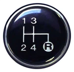 Manual Trans Shift Knob Emblem Fits 1981-1986 Jeep CJ7 Scrambler CJ5 Crown Auto New. Price: $21.12.