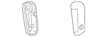 Genuine Ford Automatic Transmission Shift Lever Knob Cover BL3Z7L468AA New. Price: $114.24.
