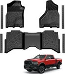 Floor Mats For 2019-2025 2026 Dodge Ram 2500/3500 Crew Cab With Bucket Seat (not New. Price: $134.59.