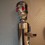 Chrome Skull 13/18 Gearshift Knob Freightliner Peterbilt Kenworth Truck New. Price: $400.00.