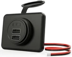 Rv Usb Outlet Surface Mount Panel Dual Port Charger Receptacle, 12V-24V Car C... New. Price: $20.99.