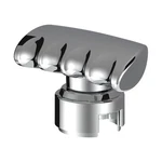 United Pacific 70846 Gearshift Knob Chrome, Shaped Grip, Aluminum, Thread On, New. Price: $95.10.