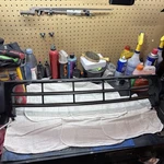Porsche Motorsport 997 GT2 Carbon Halterahmen Gitter Middle Retaining Frame Used. Price: $800.00.