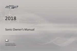 2018 Chevrolet Sonic Owner's Manual New. Price: $58.00.