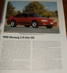 1990 Mustang Gt Specs Info Photo 87-93 Lx 5.0 302 Red Foxbody Used. Price: $5.69.