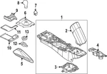 Genuine Nissan Shift Boot 96935-6GP0A New. Price: $256.37.