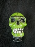 Lime Green Skull Gear Knob - Universal Manual Shifter Phantom Used. Price: $19.35.