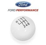 Ford Performance White 6-SPEED Shift Knob 2015 2022 Mustang / Mach Bullit New. Price: $180.00.