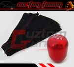 Jdm Cnc 6 Speed Aluminum For Honda Acura Rsx Shift Knob Red Suede Stitch W/ Boot New. Price: $22.95.