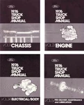1976 Ford Truck F-100, F-150, F-250, F-350 Factory Shop Service Manual New. Price: $334.00.