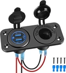Nilight Qc 3.0 Dual Usb Charger And Cigarette Lighter Socket Pre-wired Black New. Price: $19.94.