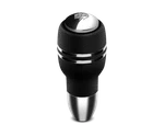 Momo Automatico Shift Knob - Black Leather, Chrome Insert New. Price: $134.00.
