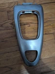 Saab 9-3 Gear Shift Surround Chrome 12792579 Manual 2003-2011 Used Genuine Oem. Price: $75.00.