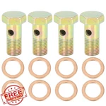 Autohaux 4 Set M12X1.25 Banjo Bolts Brake Adapter Washers New. Price: $20.00.