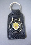 Jaguar Growler Leather Key Fob Ring XK150 Xke XJ6 New. Price: $11.99.