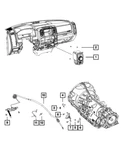 Genuine Mopar Transmission Shifter 68517473AB Oem New. Price: $199.99.