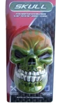 Manual Knob Gear Shifter Green Skull W/ Flames Stick New. Price: $13.69.
