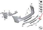 Bmw X3 F97 Rear Bumper Towing Eye Flap 51128065254 Nuovo. Price: $73.22.