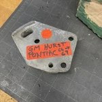 1966-69 Gto 442 Gs Transmission Hurst 9785269 Shifter Mounting Bracket Pontiac Used. Price: $45.00.