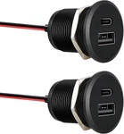 Acegoo Rv Usb Outlet All-aluminum Type + Ports 12V/24V Charger, Rec New. Price: $39.79.