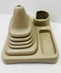 1998-2001 Nissan Frontier Manual Transmission Shifter Boot W/ Cup Holder Console Used. Price: $54.99.