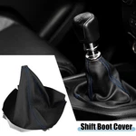 Universal Shift Boot Cover Car Knob Dust Blue Seams Black New. Price: $19.79.