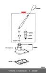 Genuine Oe Lever Assy, For Floor Shift, 3353035340 Toyota 33530-35340 Neu. Price: $145.95.