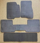 Gray Avery Touring Carpet Row Floor Mat Set For 2003-2006 Lincoln Navigator New. Price: $141.07.