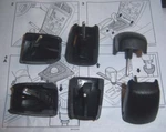 Volvo Gear Selector Shifter Knob Button W/ Pin Repair Replacement 8698157 New. Price: $29.95.