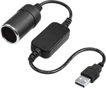 1FT Usb Male To 12V 8W Cigarette Lighter Socket Adapter Power Cable For Dash New. Price: $14.81.