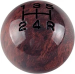 Aluminum 5 Speed Manual Gear Shift Knob - Weighted Wooden Type Style New. Price: $39.64.