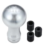2-PIECE 48MM 6-SPEED Mt Aluminum Silver Shift Knob W/adapter -J2 Engineering New. Price: $14.40.