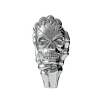 United Pacific 70782B Gearshift Knob Skull, 1/2" 13, Thread On, Chrome, Aluminum New. Price: $48.42.