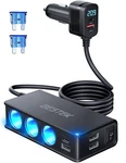 Bestek 9 Car Charger 148W 3-SOCKET Pd 30W And QC3.0 18W Charging Ports Led New. Price: $21.99.