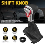 For Audi A4 A6 A5 Q5 Q7 Black Gear Knob Shifter Leather Gaiter Boot Cover New. Price: $28.49.