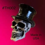 Top Hat Skull Shift Knob Hot Rat Street Rod #TH02 Made In Usa 5/16X24 New. Price: $60.00.