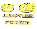 92-97 Lexus SC300 Emblem Kit Chrome Front & Rear 1992 1993 1994 1995 1996 1997 New. Price: $199.99.