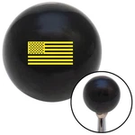 Yellow American Flag Black Knob W/ M16X1.5 Insert Shifter Auto Manual New. Price: $89.95.