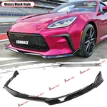 For 22-26 Toyota GR86 St-style Glossy Black Front Bumper Lip Body Kit Spoiler New. Price: $61.27.