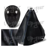 Universal Carbon Blue Stitch Manual Boot + T-r Fiber Shifter Knob New. Price: $24.60.