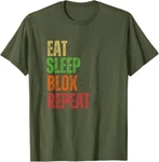 Nwt 'eat Sleep Repeat' Short Sleeve Tee Shirt Sz Med Roblox Fruit Game New. Price: $14.99.