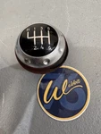 2000-2006 Audi Tt Baseball Brown Leather Shift Knob Oem Genuine Used. Price: $68.00.