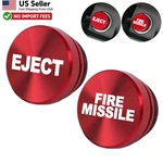 Aluminum Eject Fire Missile Button Car Cigarette Lighter Plug Cover Red 2PK Usa New. Price: $10.88.