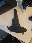 06-13 Bmw E90 E92 E93 335 Boot Handle Black E-brake Leather Cover Used. Price: $76.95.
