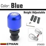 New Epman Universal Aluminum Height Adjustable Shift Knob, Blue, Free Shipping. Price: $10.77.