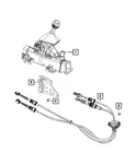 Genuine Mopar Transmission Shifter 6GA801X7AI New. Price: $447.59.