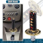 10CM Samurai Sword Gear Shifter Lever Knob For Automatic Manual Black Red New. Price: $29.44.